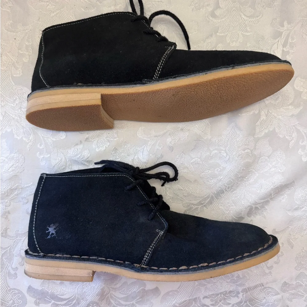 Stacy Adam’s 10.5M Black Suede Desert Chukka Boot Comfort Shoe‎